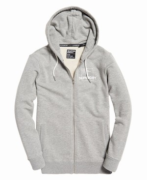 Superdry Gelsey Cipzár Női Kapucnis Pulóver Szürke | LPAEC9304